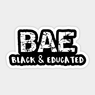 BAE Black and Educated Sticker